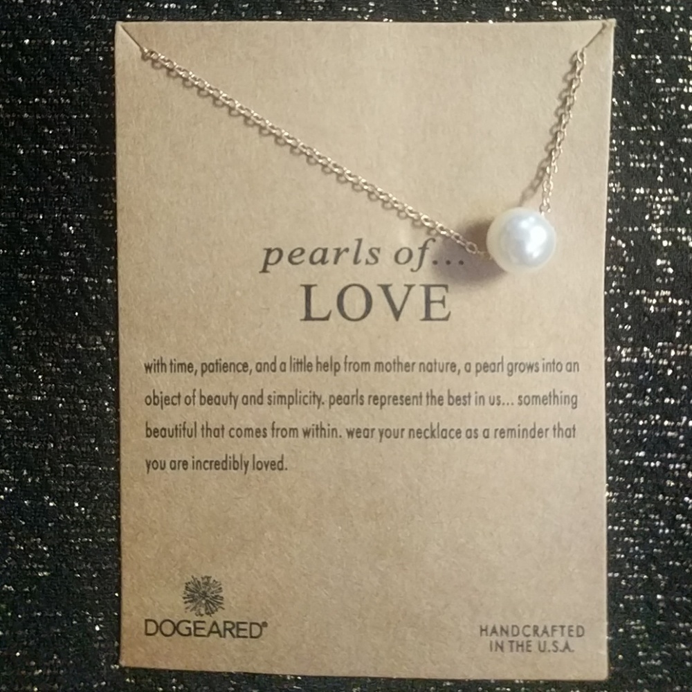 Pearls of Love Charm Necklace